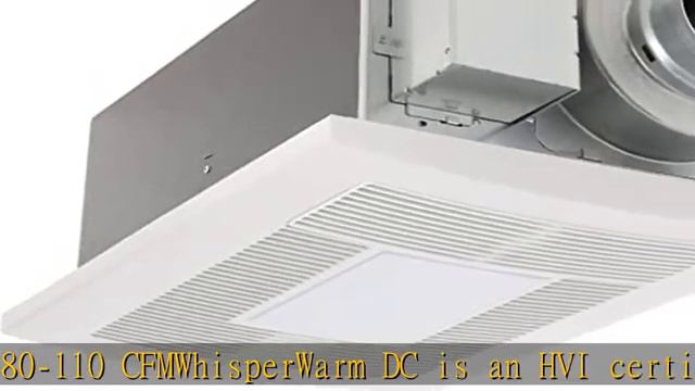 Panasonic FV-0511VHL1 WhisperWarm DC Bathroom Fan with Light and Heater, 50-80-110 CFM смотреть онлайн