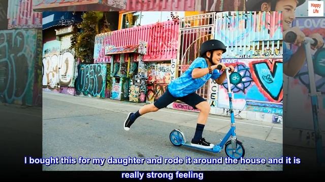 Razor A5 Lux Kick Scooter - Large 8" Wheels, Foldable, Adjustable Handlebars, Lightweight смотреть онлайн