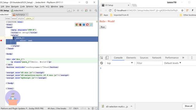 D3.js Tutorial for Beginners-04- Modifying Functions смотреть онлайн