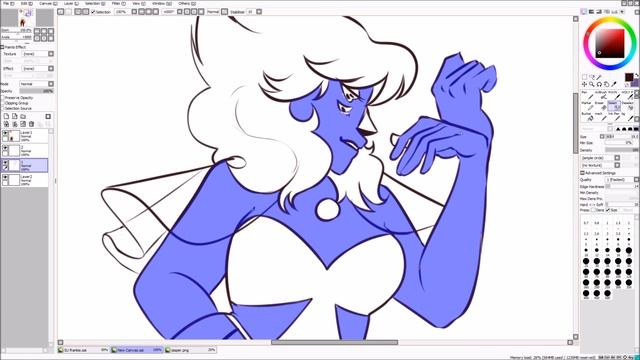 Fusion Friday | Jasper/Yellow Pearl | Speedpaint смотреть онлайн