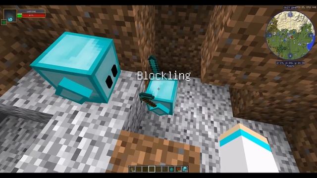 Обзор мода Blocklings|1.12.2|Minecraft|