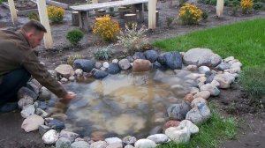 мини ПРУД (родник)за день (реально своими руками !!)