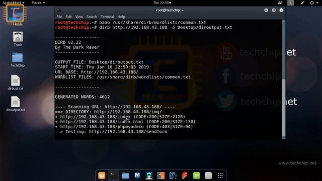 Find hidden web directories & files with dirb in #KaliLinux [#Hindi] смотреть онлайн
