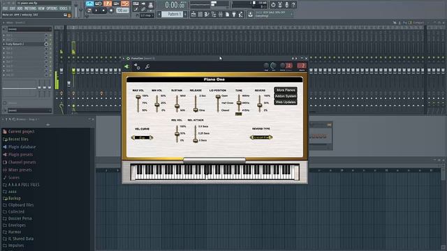 fl studio 12 - piano free (vsti piano one) improvisation sauf intouchables et champs élysés смотреть онлайн