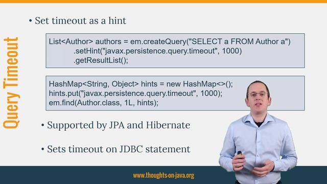 Hibernate Tip: How to define a query timeout смотреть онлайн