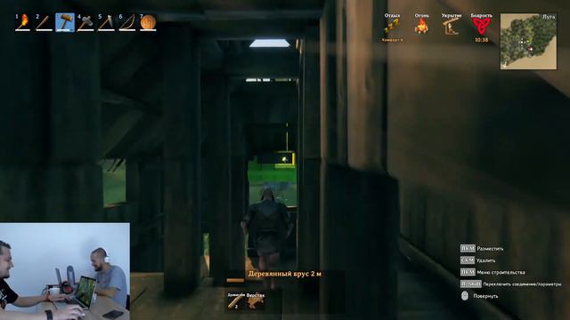 Valheim, валим лес и Эйктюра, а так же строим дом смотреть онлайн