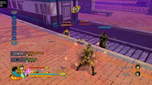 JoJo's Bizarre Adventure: Eyes of Heaven - Guido Mista Gameplay смотреть онлайн