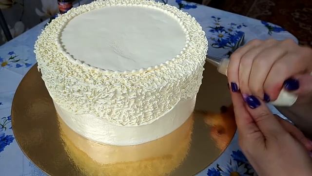 Кремовый торт с пионами смотреть онлайн