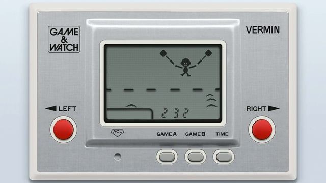 Game & Watch_ Vermin (c)1980 Nintendo