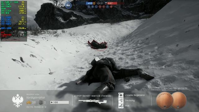 Battlefield 1 | RX 7600 XT 16GB | i9-14900K | Full HD | Ultra Settings смотреть онлайн