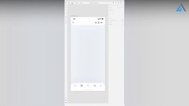 Instagram Clone App??? UI Design in 60 sec | Figma | Speed Design смотреть онлайн
