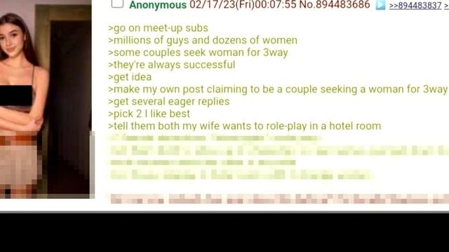 Anon's Devious Plan to Have 3 Way - 4chan Greentext Stories смотреть онлайн