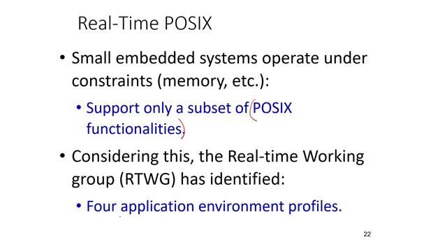 Real Time Systems (Lecture 22): POSIX standards смотреть онлайн
