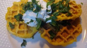 Как испечь ВАФЛИ из ТЫКВЫ  без Глютена  и Сахара! И жарить не надо!