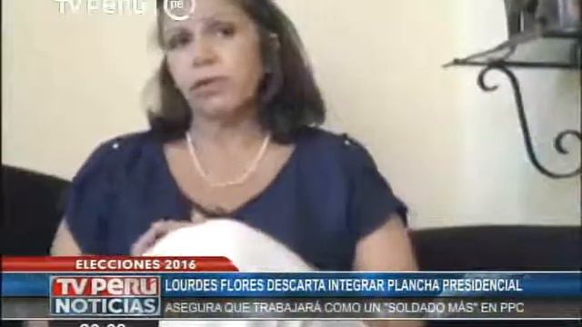 Lourdes Flores no postulará a la presidencia en el 2016: Apoya a Beingolea смотреть онлайн