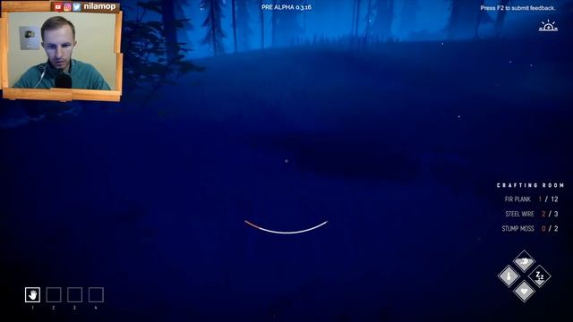 ПОСТРОИЛ ДОМИК ПОСРЕДИ ЛЕСА, ВЫЖИВАНИЕ | AMONG TREES #1 смотреть онлайн