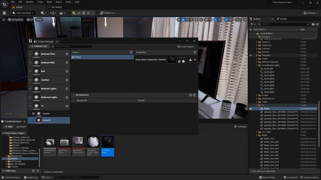 52. Unreal Engine 5.1 Для архитектурной визуализации - Вариант включения телевизора смотреть онлайн