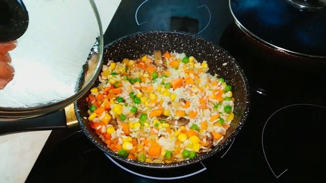 Зелёная грядка овощи для жарки с шампиньонами смотреть онлайн