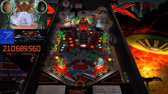 Attack from Mars Pinball (PuP Pack) VPX смотреть онлайн