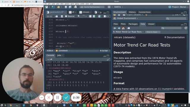 Основы программирования на языке R. Дата фреймы, конец. R-I-11 смотреть онлайн