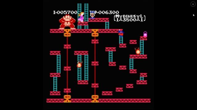 Donkey Kong 1981. Марио впервые в игре! смотреть онлайн