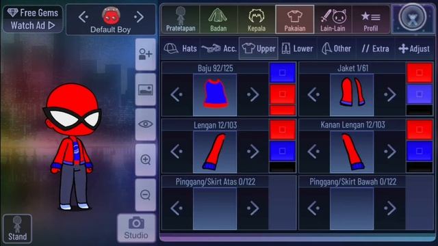 how to make spiderman in gacha club (no thumnail) смотреть онлайн