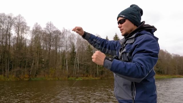 Ловля окуня на водохранилище осенью со спиннингом. Ультраворм Лаки Джон спасает рыбалку смотреть онлайн