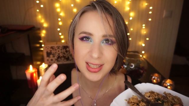 АСМР ИТИНГ РИЗОТТО ? ПРИГОТОВЛЮ и УГОЩУ || ASMR Eating Risotto смотреть онлайн