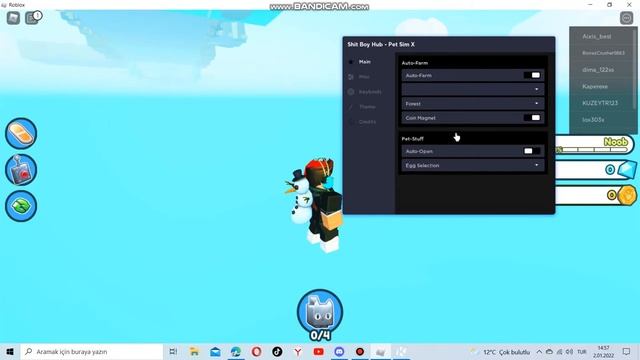 ?ROBLOX PET SİMİLATOR X YENİ ÜCRETSİZ SINIRSIZ YUMURTA AÇMA VE SINIRSIZ PET ALMA HİLESİ & AUTOFARM смотреть онлайн