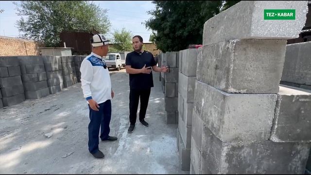 САПАТТУУ ПОЛИСТИРОЛБЛОК ЧЫГАРЫП ЖАТЫШАТ ЭКЕН ~ Даанасы 170 сомдон, фиброволокно кошулат ~ 20х30х60