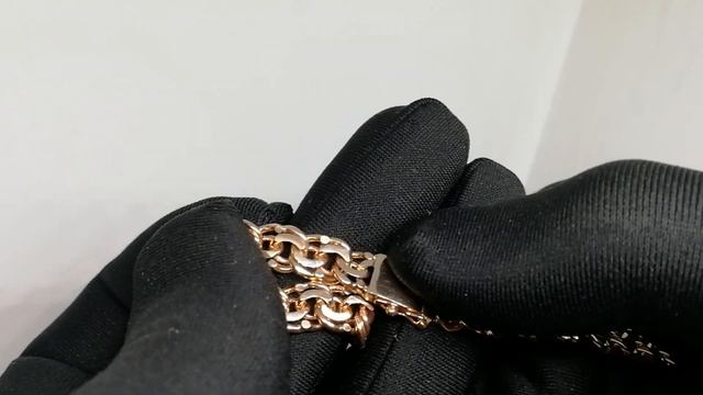 Легендарная цепочка бисмарк. 60 грамм. Красное золото смотреть онлайн