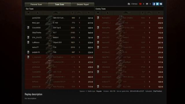 ► World of Tanks IS-7 feat. M48 Patton Gameplay | Le Spotting смотреть онлайн