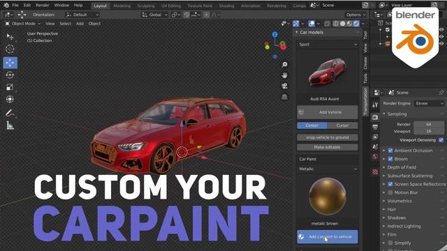 Transportation addon for Blender demo v1.2 смотреть онлайн