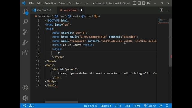 CSS Column Count CSS Lecture 61 смотреть онлайн