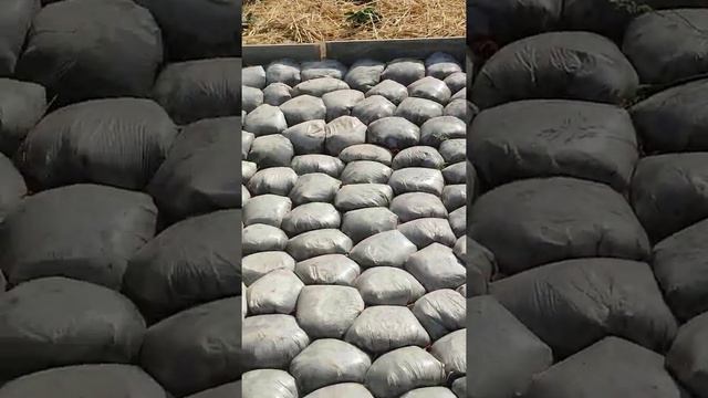 Дорожка из цемента в пакетах. смотреть онлайн