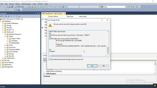 How to Generate Alter Script of Table Design Mode - Sql Server Management Studio смотреть онлайн