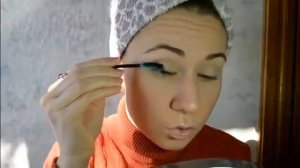 Как накраситься ретро тушью. Тушь ленинградская.