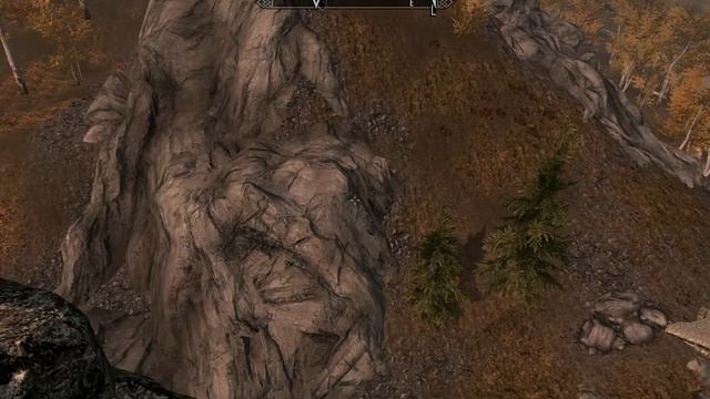 TES 5 Skyrim: long jump from tower смотреть онлайн