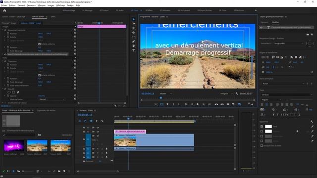 Créer Un Générique Déroulant Dans Premiere Pro CC