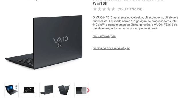 Notebook Vaio 3341015 Vjfe52f11x b0811h Fe15 I7 10510u 8gb Ssd 15 Led Fhd Win10h смотреть онлайн