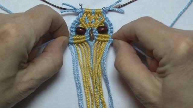 ПОДВЕСКА СОВА макраме смотреть онлайн