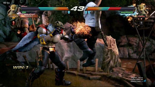King's Chest Bump Is Amazing To Setup Throws- Tekken 7