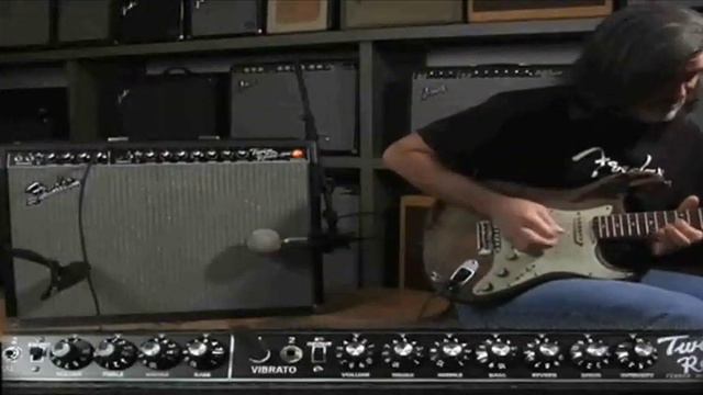Fender '65 Twin Reverb Guitar Amp Clean Tone Product Demo смотреть онлайн