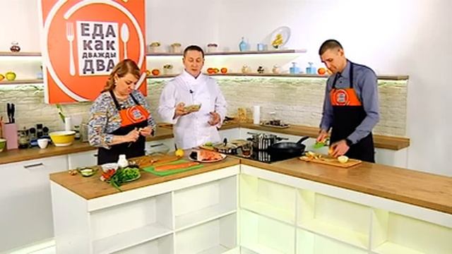 Еда как дважды два. Форель с соте из риса и имбирным соусом