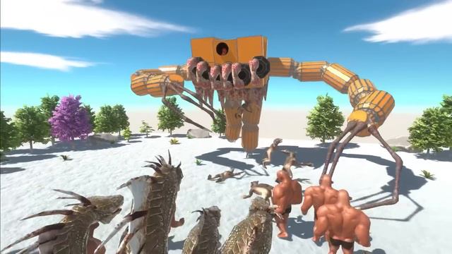 RAINBOW FRIENDS Vs GARTEN OF BANBAN Battle Royale - Animal Revolt Battle Simulator (movie)