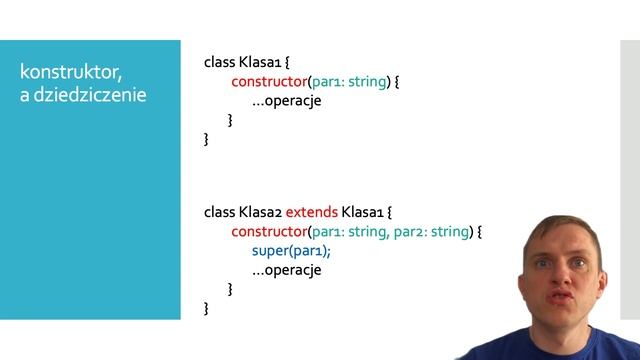 Typescript dla każdego - 19 - Dziedziczenie i konstruktor. Myśl bardziej obiektowo... смотреть онлайн