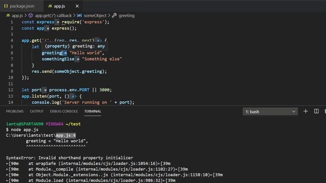 Invalid Shorthand Property Initializer - Fix! смотреть онлайн