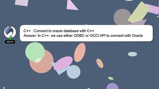 C++ : Connect to oracle database with C++ смотреть онлайн