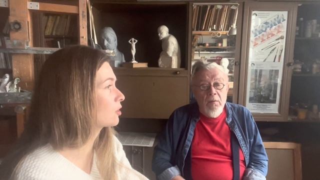 В мастерской Александра Серафимовича Котлярова