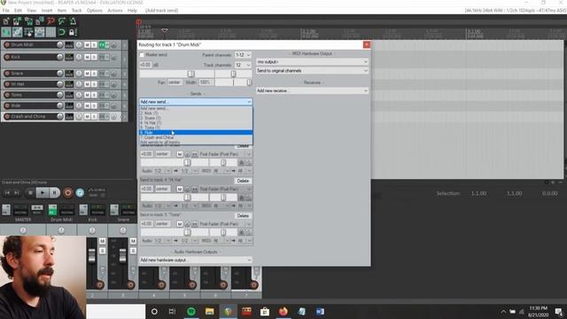 How to Create Tracks to Add FX to Drums in MT Power Drumkit 2 in Reaper смотреть онлайн